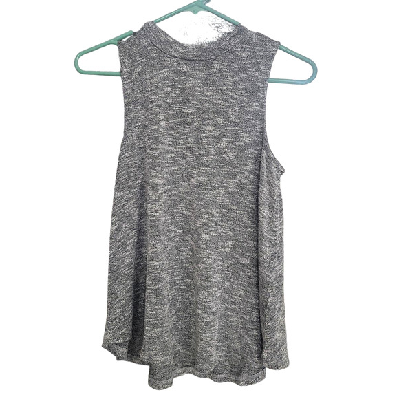 Gianni Bini Girls Gray Heathered Sleeveless Top - Large - Picture 1 of 2